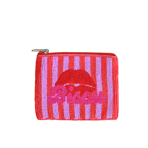 BISOU Lips | Beaded Purse