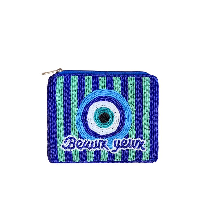 BEAU YEUX Evil Eye | Beaded Pouch