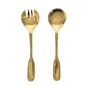 Duchess Brass Salad Servers