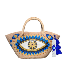 Evil Eye Beaded Keychain Wristlet/Bag Charm