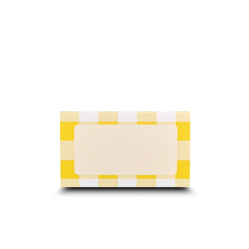 Bee Gingham Name Cards | Set of 10