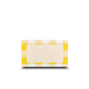 Bee Gingham Name Cards | Set of 10