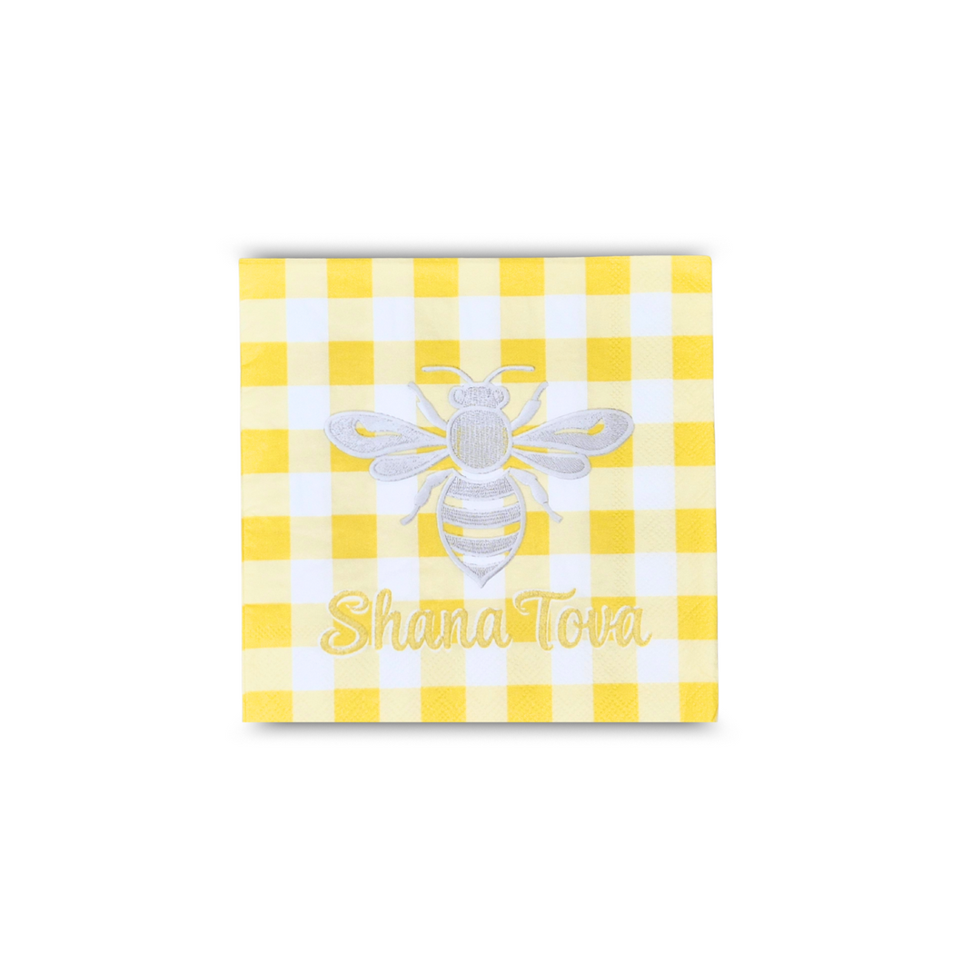 Shana Tova Bee | Set of 20 Disposable Napkins