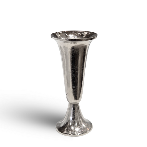 Celine Silver Trumpet Vase