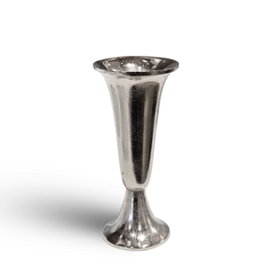 Celine Silver Trumpet Vase