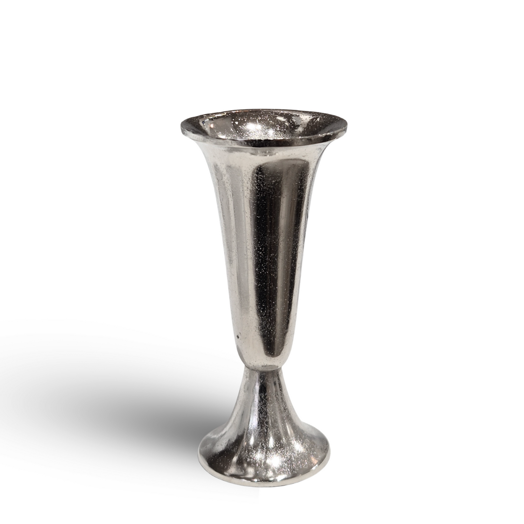 Celine Silver Trumpet Vase