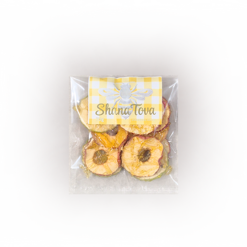 Toffee-drizzled Dried Apple Slices