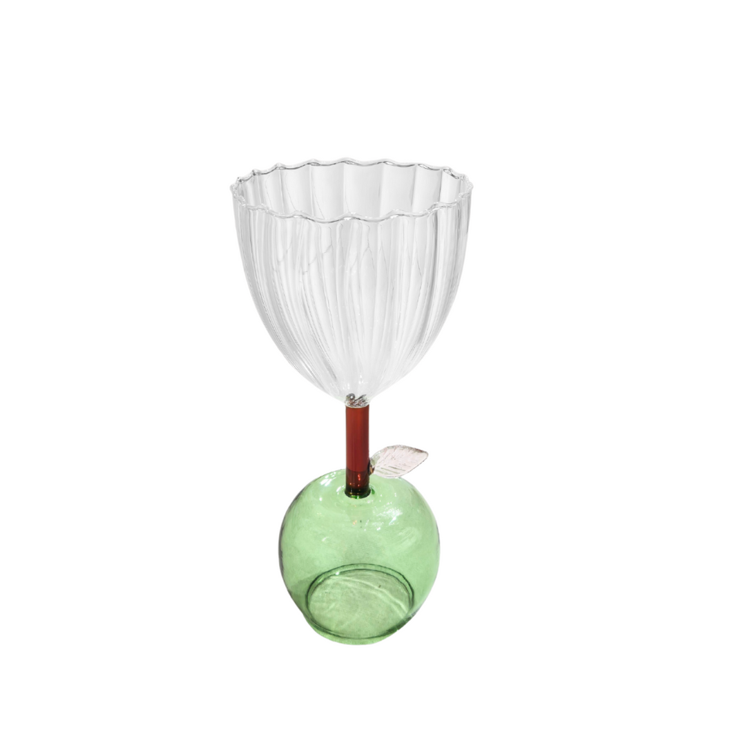 Drinking Glass | Green Apple