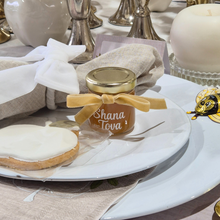 Rosh Hashanah Honey Jar 50g | Beige Bow