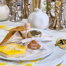 Rosh Hashanah Honey Jar 50g | White Bow