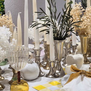 Celine Silver Trumpet Vase