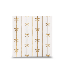 Gold Bow Disposable Lunch Napkins | Set-of-20
