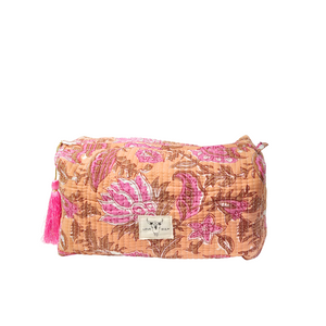 Quilted Toiletry & Makeup Pouch | Cypress