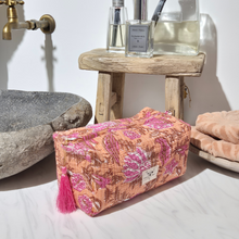 Quilted Toiletry & Makeup Pouch | Cypress