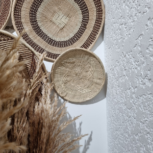 Small Batonga Winnowing Basket | J, closeup