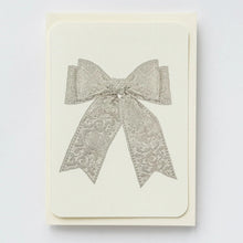 Bow Greeting Card | White