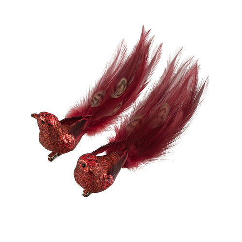 Jhazmin Red Clip-on Bird