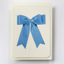 Bow Greeting Card | Baby Blue