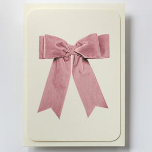 Bow Greeting Card | Pink