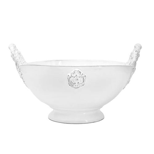 Carron Paris - Charles French Style White Serving Bowl with Handle, image