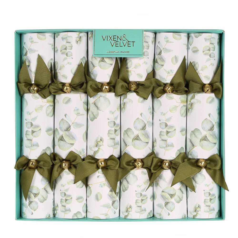 Australian Eucalyptus Christmas Crackers - Set of 6