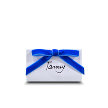 Electric Blue Velvet Bow Name Cards | Set-of-10