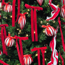 Red Velvet Bow | Clip-on Ornament