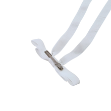 White Velvet Bow | Clip-on Ornament