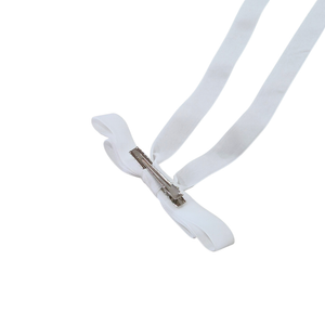 White Velvet Bow | Clip-on Ornament