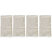 Comme Ça Frayed Edge Linen Napkins x 4 - Natural Beige