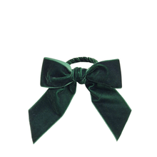 Velvet Bow Napkin Ring | Green