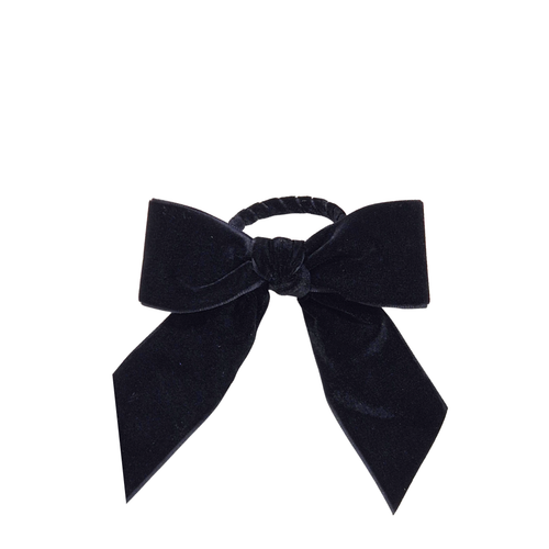 Velvet Bow Napkin Ring | Black