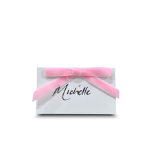 Baby Pink Velvet Bow Name Cards | Set-of-10