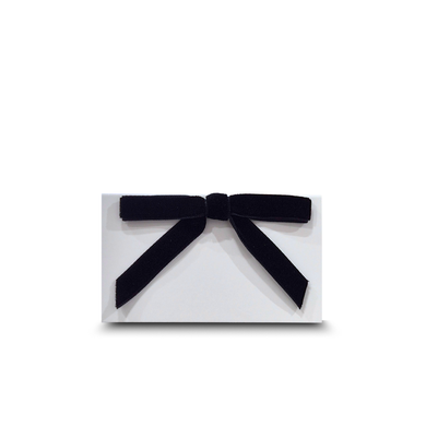 Black Velvet Bow Name Cards | Set-of-10
