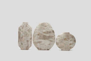 Handcrafted Natural Stone Celeste Vase | OBLONG