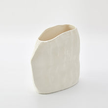 Handmade Chalk Ceramic Vase - Ivory | Tall, image