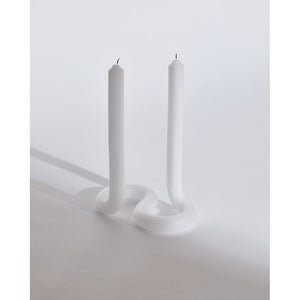 Lex Pott - Twist Candle - White