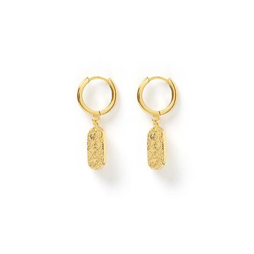 Mendoza Gold Huggie Earrings