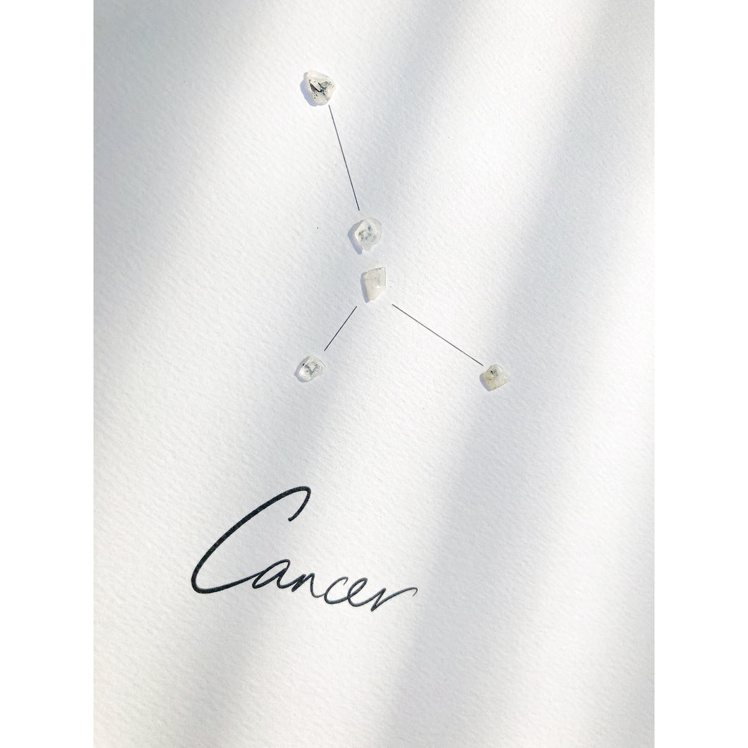 Cancer - Zodiac Crystal Print