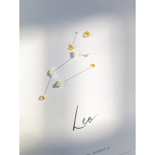 Leo - Zodiac Crystal Print