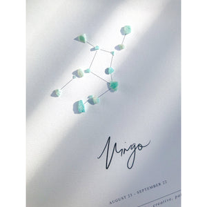 Virgo - Zodiac Crystal Print