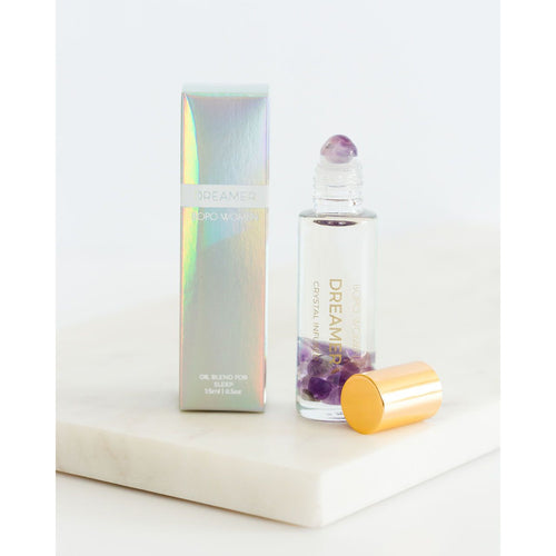 Dreamer Crystal Perfume Oil Roller - Amethyst