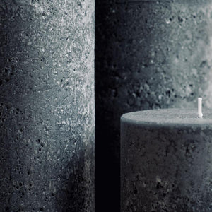 Grey Textured Candle - Large