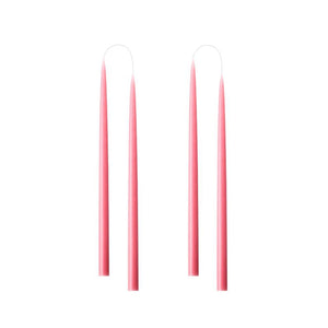 Jacques Dripless Taper Candles | Pastel Pink — 35cm × 2.2cm⌀