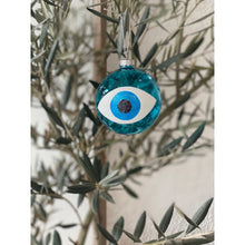 Evil Eye Christmas Tree Ornament -- Turquoise