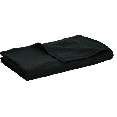 Soft Linen Tablecloth - Black - CRAVE WARES