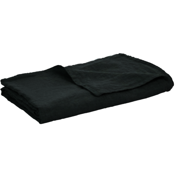 Soft Linen Tablecloth - Black - CRAVE WARES