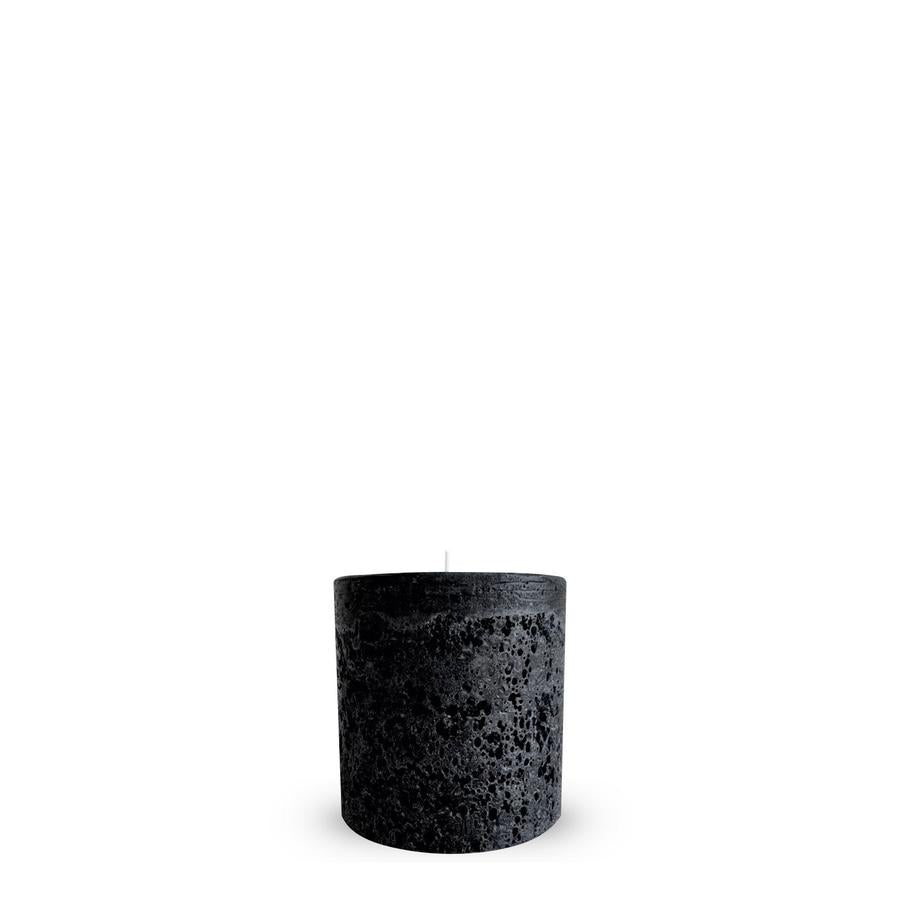 Black Textured Candle - Small