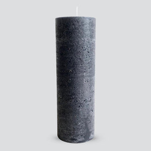 Grey Textured Candle - Large