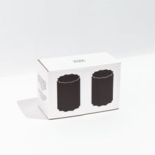 Two Wave Glasses - Smoke